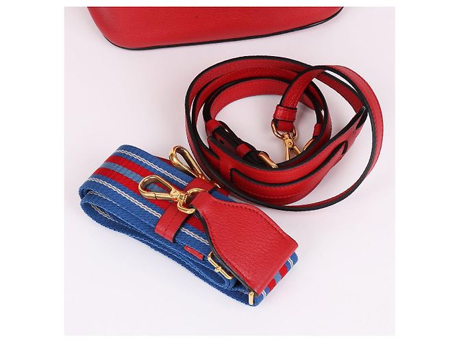 Prada Borsa a Secchiello Vitello con Manico Superiore - vista 7