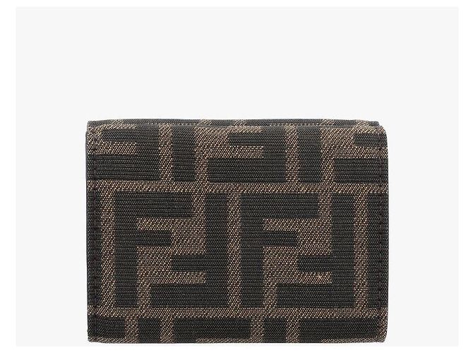Fendi Cartera Micro Trifold Monogram - vista 5