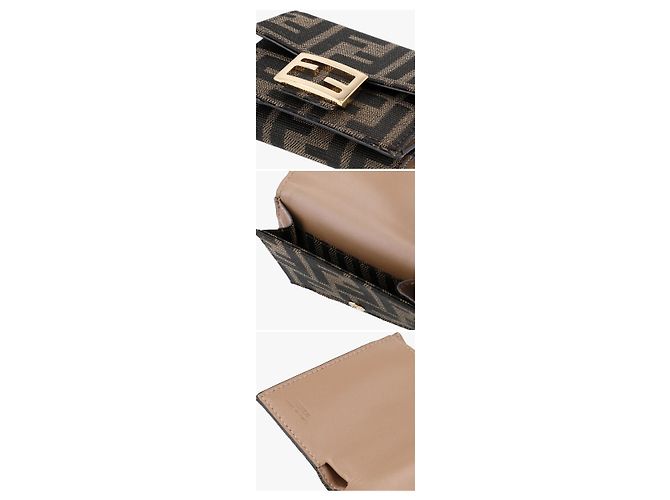 Fendi Cartera Micro Trifold Monogram - vista 8