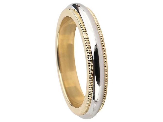 Tiffany & Co Anel Combination Milgrain Tamanho - vista 2