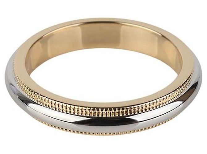 Tiffany & Co Anel Combination Milgrain Tamanho - vista 3
