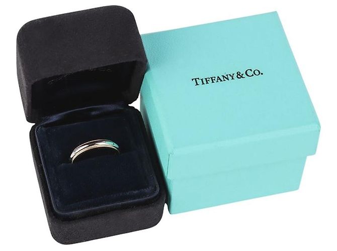 Tiffany & Co Anel Combination Milgrain Tamanho - vista 6