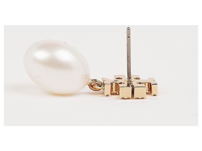 Tory Burch Orecchini Kira Pavé Pearl Drop da donna - vista 4