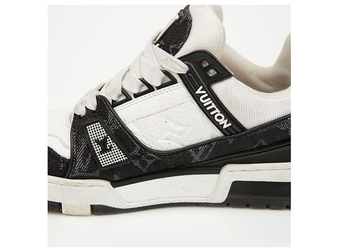 Louis Vuitton Trainer Sneaker Blau Leder Denim - Ansicht 11