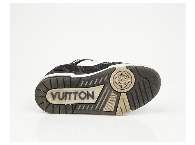 Louis Vuitton Trainer Sneaker Blau Leder Denim - Ansicht 13