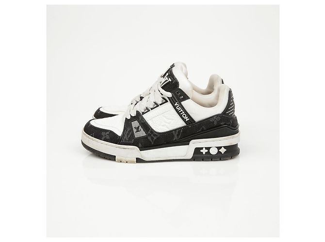 Louis Vuitton Trainer Sneaker Blau Leder Denim - Ansicht 6