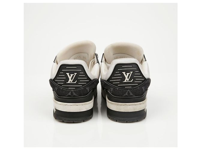 Louis Vuitton Trainer Sneaker Blau Leder Denim - Ansicht 7