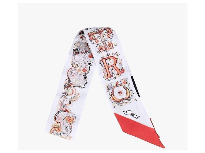 Etro Sciarpa in seta Paisley con motivo floreale da donna - vista 5