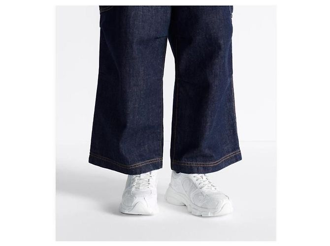Dior Sneakers Chrono White Mesh - vista 3