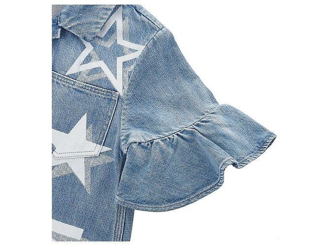Burberry Abito in denim TB Star Print - vista 5