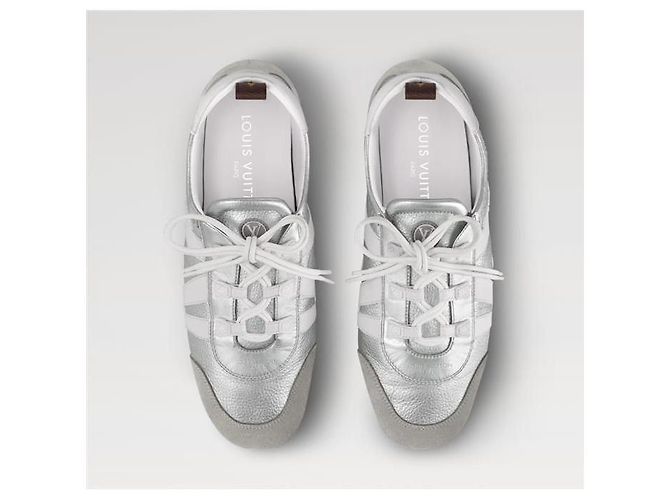 Louis Vuitton Sneakerina Silver Brown - Ansicht 4