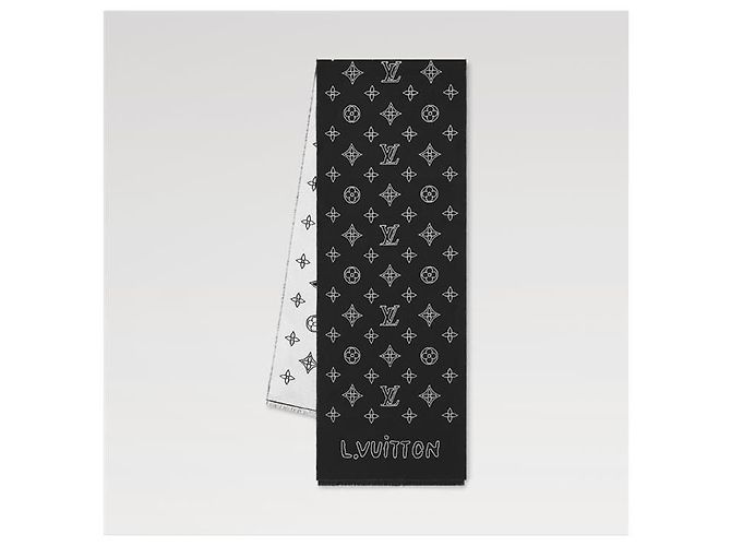 Cachecol Louis Vuitton Monogram Blast - vista 2