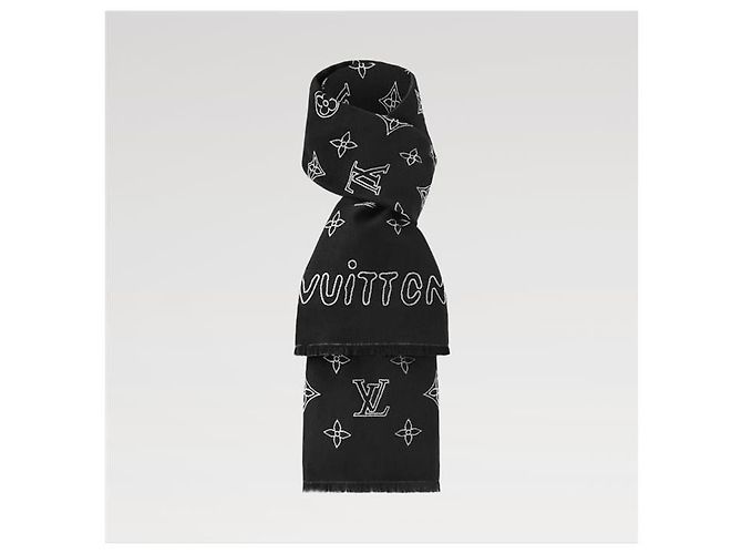 Cachecol Louis Vuitton Monogram Blast - vista 3