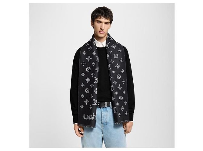 Cachecol Louis Vuitton Monogram Blast - vista 6