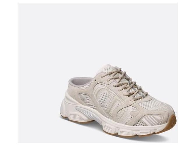 Dior Sneakers Chrono Mesh Beige - vista 2