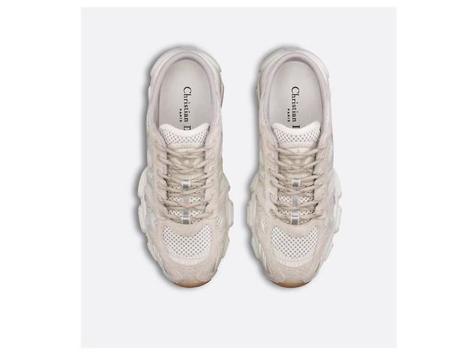 Dior Sneakers Chrono Mesh Beige - vista 4