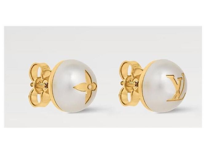 Louis Vuitton Orecchini My Mix Pearl Gold - vista 3