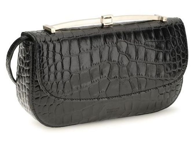 Tom Ford Borsa a tracolla Bos Taurus in pelle di vitello nera - vista 2