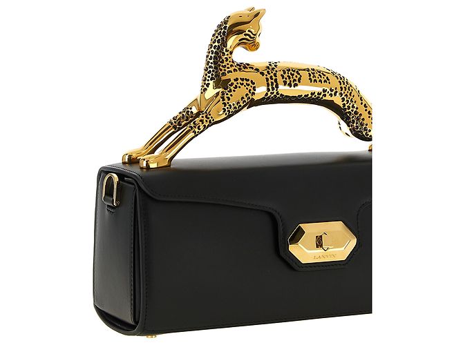 Lanvin Borsa in pelle di vitello nera - vista 3
