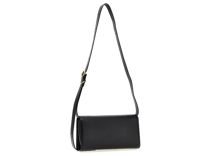 Jil Sander Borsa crossbody in pelle nera - vista 2