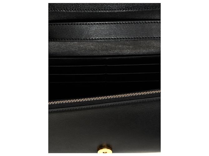Jil Sander Borsa crossbody in pelle nera - vista 4