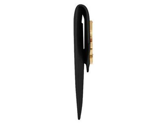 Autre Marque Pochette in pelle nera - vista 4