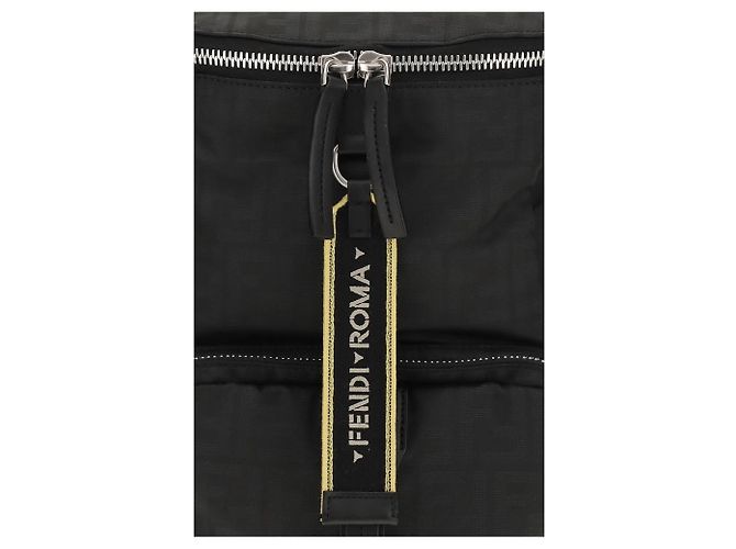 Fendi Black Polyester Backpack - view 3