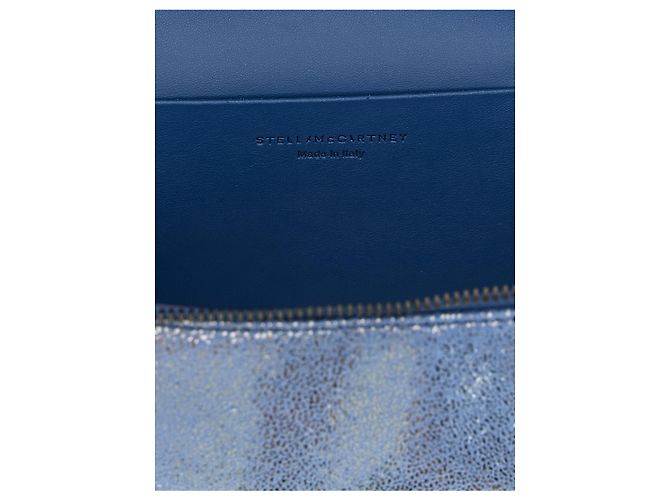 Stella Mc Cartney Borsa a tracolla blu in poliestere - vista 4