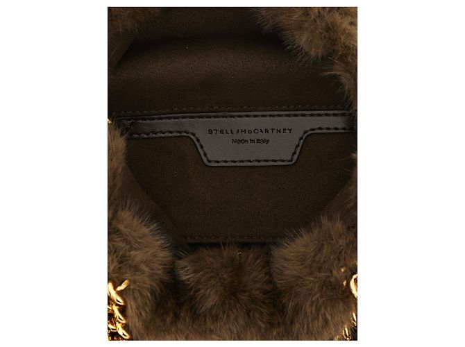 Stella Mc Cartney Borsa in poliestere marrone - vista 4