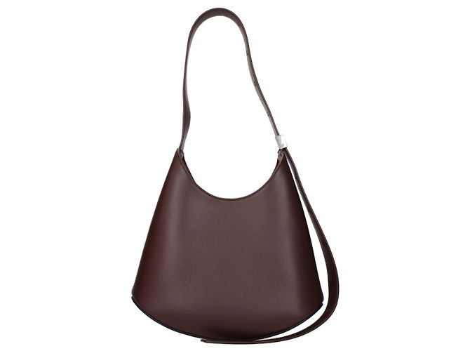 Jil Sander Borsa a tracolla in pelle rossa - vista 3