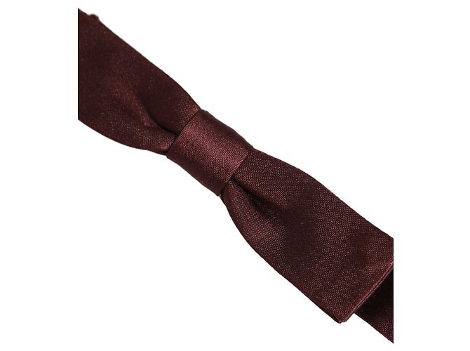 Dolce & Gabbana Papillon regolabile da uomo, marrone, % seta - vista 3