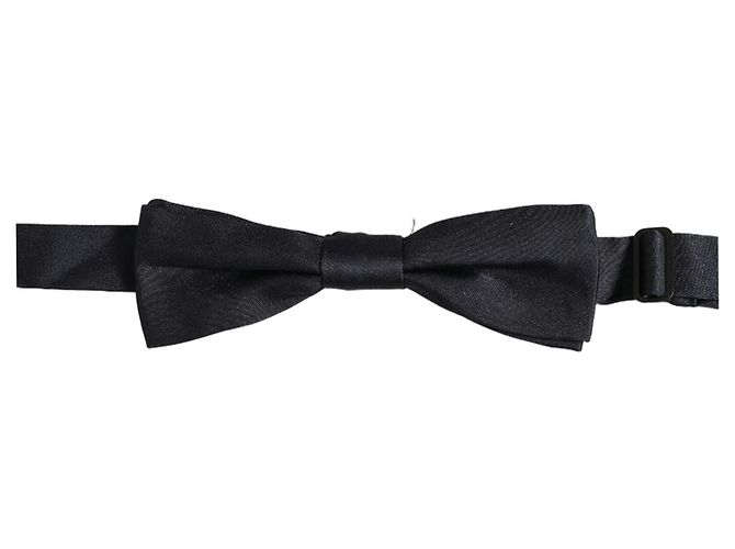 Dolce & Gabbana Papillon regolabile da uomo blu scuro in % seta - vista 3