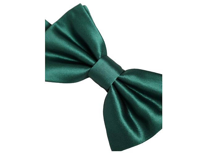Dolce & Gabbana Papillon regolabile da uomo, Verde, % Silk - vista 3