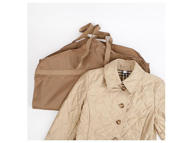 Chaqueta acolchada Burberry marrón - vista 3