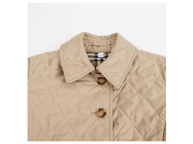 Chaqueta acolchada Burberry marrón - vista 4