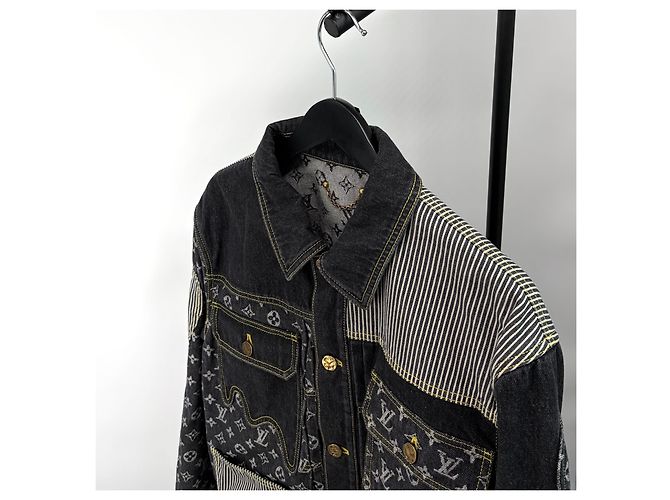 Louis Vuitton Giacca in denim Monogram - vista 3
