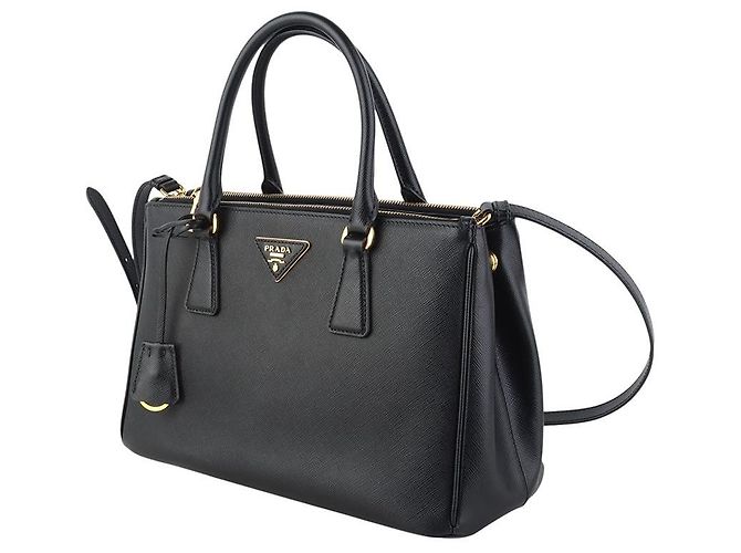 Prada Borsa a spalla Double Saffiano Lux - vista 2