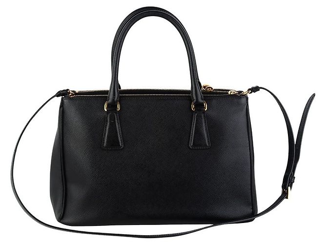 Prada Borsa a spalla Double Saffiano Lux - vista 3
