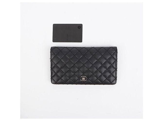 Chanel Cartera larga Caviar CC Logo - vista 11