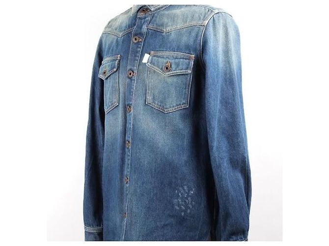 Off White Jeansjacke Blau - Ansicht 3