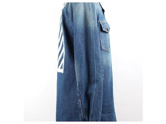 Off White Jeansjacke Blau - Ansicht 5