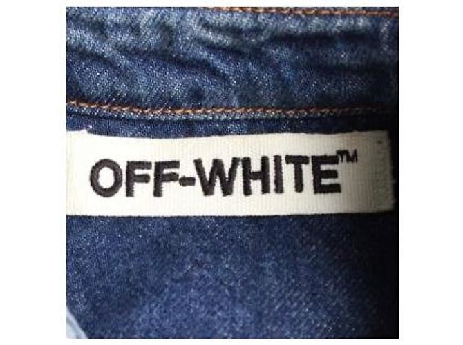 Off White Jeansjacke Blau - Ansicht 7