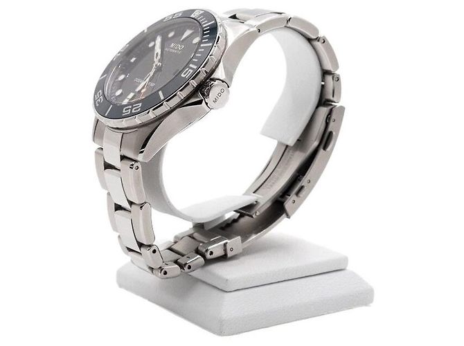 Autre Marque Orologio automatico da uomo Ocean Star Chronometer quadrante blu acciaio - vista 3