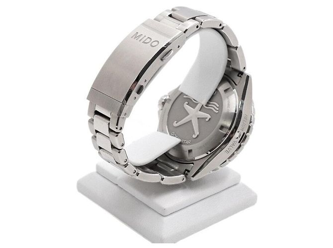 Autre Marque Orologio automatico da uomo Ocean Star Chronometer quadrante blu acciaio - vista 5