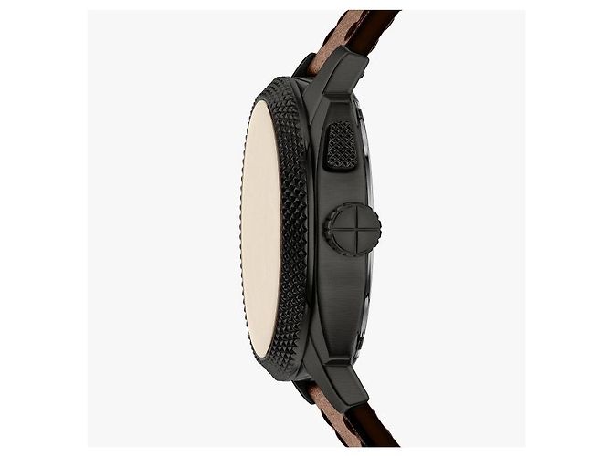 Autre Marque Orologio in pelle da uomo analogico e digitale - vista 7