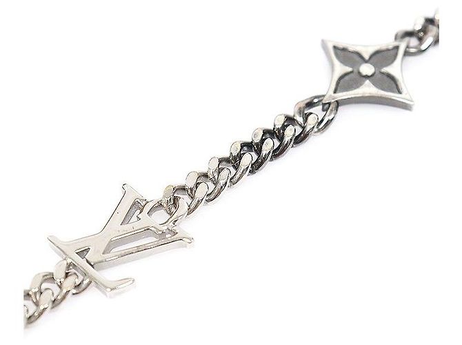 Louis Vuitton Bracciale LV Instinct in ottone argentato - vista 4