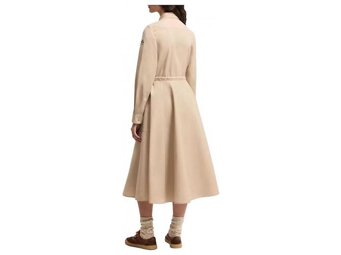 Moncler Abito camicia midi in popeline - vista 6