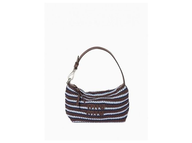 Bolso de ganchillo Miu Miu Marrón Algodón - vista 4