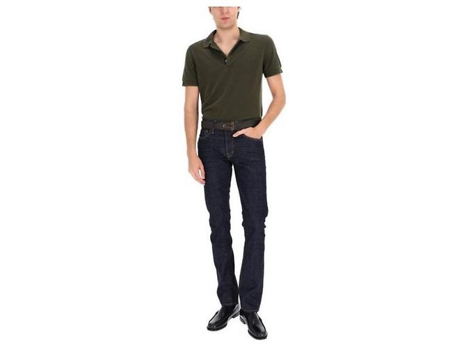 Tom Ford Pantaloni in denim Slim Fit Blu - vista 4