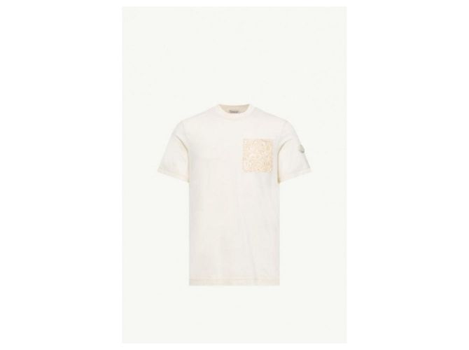Moncler Baumwoll-T-Shirt mit Paisley-Print - Ansicht 5